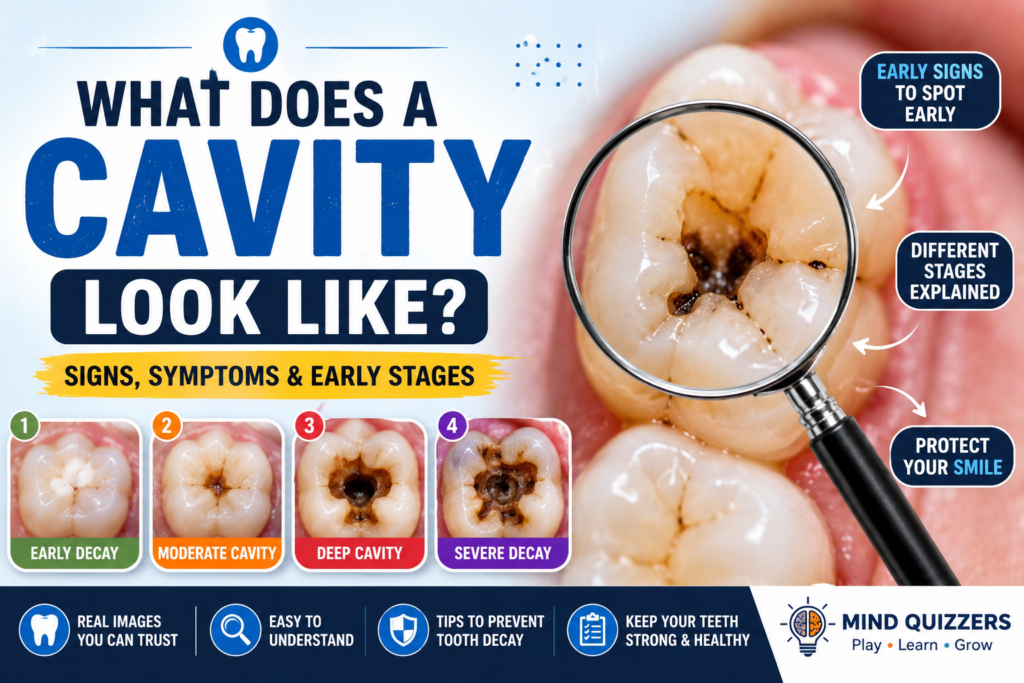 what does a cavity look like